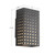 Astoria 9-in Vintage Brass dimmable LED Wall Sconce - Urban Bronze