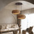 Wabi-sabi Style Kitchen Island Rattan Pendant Light
