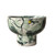 Graceful Lotus Blossom Porcelain Pedestal Vessel