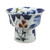 Serene Lotus Blossom Porcelain Pedestal Vessel Medium