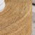 Tan Banana Rope Round Coffee Table
