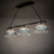 68" Long Angelica 3 Light Island Pendant