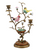 Porcelain Birds and Nest Candlestick Candle Holder with Bronze Ormolu