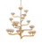 Agave Americana Gold Chandelier