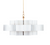Grand Lotus 6 - Light Dimmable Tiered Chandelier