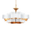 Grand Lotus 6 - Light Dimmable Tiered Chandelier