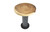 Concrete Bar Table, Chamcha Wood Top