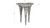 Marley Bar Table, Chamcha Wood, Gray Stone Finish