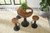 Chuleta Bar Table, Iron Base, Natural