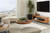 Floating Round Coffee Table With Acrylic Legs, Natural