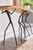 Atlas Console Table, Natural Finish, Metal