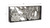 Cast Root Metal Framed Console Table, Resin, Silver Leaf, LG