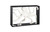 Octo Framed Console Table, Wood Frame, White