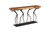 Atlas Console Table, Chamcha Wood, Natural, Metal