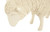 Sheep Side Table, Peach / Cream