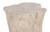 Log Side Table, Roman Stone