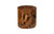 Teak Chunk Stool, Round