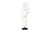Cast Dancing Sculpture, Saute, Faux Bleached