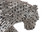 Panther Pipe Sculpture, Walking, Stainless Steel, Small