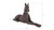 Great Dane, Bronze, Left