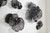 Flower Wall Art, Large, Black, Metal