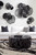 Flower Wall Art, Large, Black, Metal