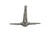 Diving Wall Sculpture, Aluminum, Large