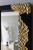 Mercury Mirror, Rectangle, Black, Gold Leaf
