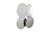 Cast Oil Drum Wall Discs, Silver Leaf, Set of 4