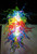 Rainbow Multicolor Blown Glass Chandeliers Lighting