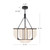 Anders 24-in Vintage Brass dimmable LED Chandelier