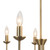 Ember 26-in Brushed Gold Chandelier