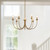 Ember 26-in Brushed Gold Chandelier