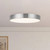 Musa 11-in Brushed Nickel dimmable LED Flush Mount