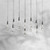 Rain Linear Chandelier Lighting 37'' 50'' 70'' 87"W 120"W