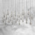Rain Linear Chandelier Lighting 37'' 50'' 70'' 87"W 120"W