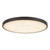 Evelyn 15-in Alabaster dimmable LED Flush Mount with Matte Black Finish