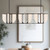 Anders 59-in Urban Bronze dimmable LED Linear Pendant