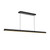Dottie 4-ft Matte Black dimmable LED Linear Pendant