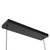 Dottie 5-ft Matte Black dimmable LED Linear Pendant