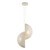 Void 24-in Pearl White dimmable LED Pendant