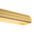 Dottie 18-in Brushed Gold dimmable LED Wall/Picture Light