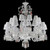 24 Lights Baccarat Design Crystal Chandelier Lighting