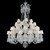 36 Lights Baccarat Design Crystal Lighting with Lampshades