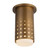Astoria 5-in Vintage Brass Semi-Flush Mount