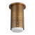 Astoria 5-in Vintage Brass Semi-Flush Mount