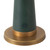Clemence 11-in Pine Green dimmable LED Table Lamp