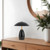Poppy 9-in Black dimmable LED Table Lamp