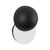 Void 12-in Black dimmable LED Wall Sconce