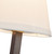 Sloan 12-in Brushed Gold Wall/Vanity Light with White Linen Shade